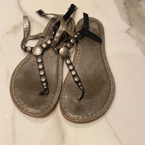 Bernardo leather embellished sandal